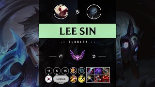 Lee Sin Jungle vs Kindred - KR Master Patch 14.10