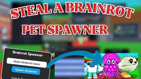 PET SPAWNER🔥🤯 STEAL A BRAINROT EASY TO USE!!!