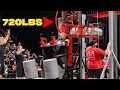 Full standing chest press event  2023 strongest man on earth