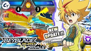 UPDATE BEYBLADE BURST RIVALS 2.2.0 PVP ONLINE BETA GEIST FAFNIR TURBO SPRYZEN