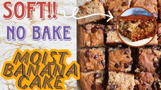 MOIST BANANA CAKE | NO BAKE | SOFT | L CASA screenshot 3