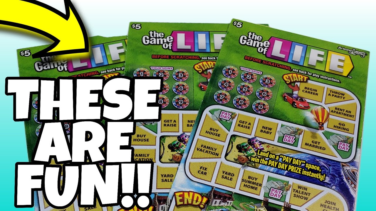 My FAVORITE Game🔴 $5 The Game Of Life - Arizona Lottery Scratchers -  YouTube