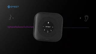 EMEET Speakerphone Haut-parleur de conférence sans fil 360 °