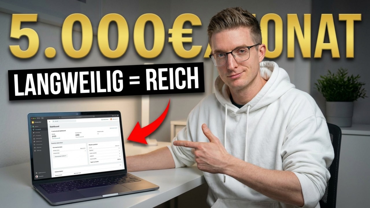 Das langweiligste Online Business, dass Anfänger 2026 reich macht