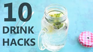 10 DRINK HACKS YOU NEED IN YOUR LIFE by Easy Tricks & Hacks 12,299 views 4 years ago 5 minutes, 33 seconds
