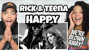 WE'RE BLUSHING!..Rick James & Teena Marie - Happy REACTION