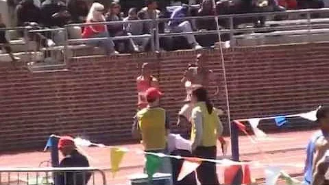 KORY C FITZGERALD. ANCHORS THE 4 X 400 AT PENN. DR...