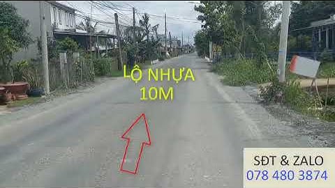 Bán đất thổ cư mặt tiền ngã 4 Tân Trạch huyện Cần Đước tỉnh Long An.