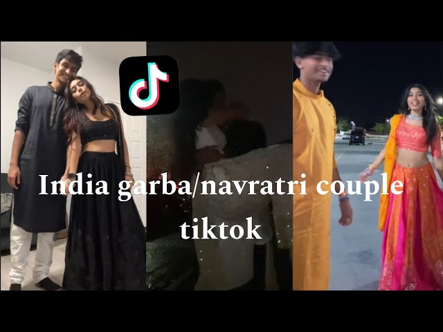 Indian garba/navratri couple tiktoks compilation 🇮🇳 class=