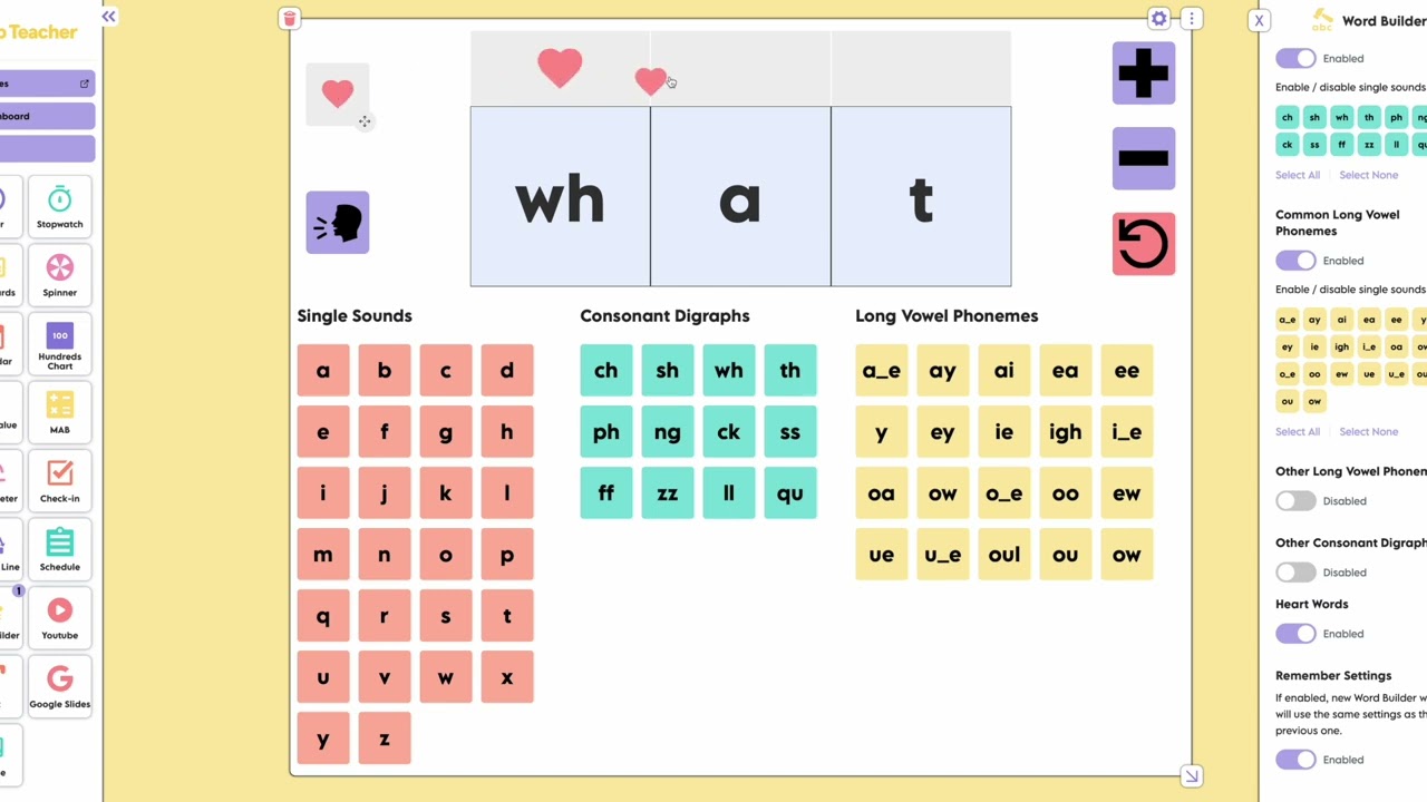 Top Teacher Word Builder Digi-Tool