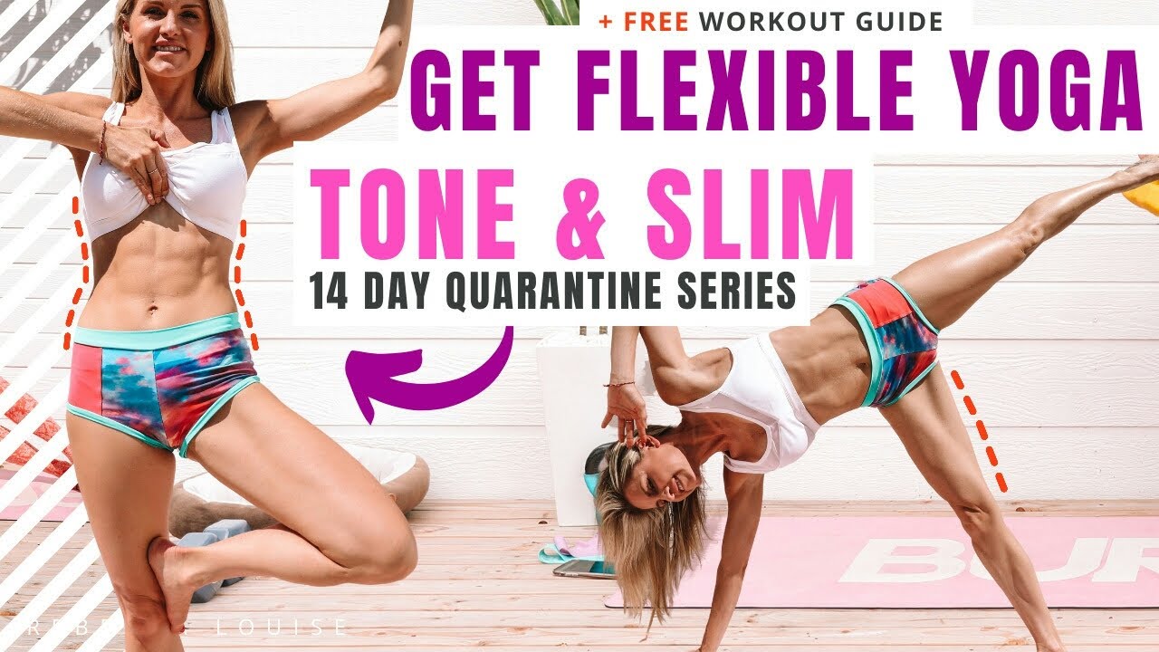 Get FLEXIBLE - TONE & SLIM DOWN yoga flow 