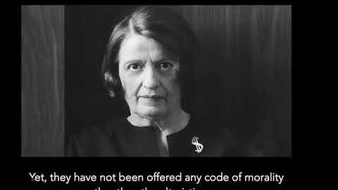 Ayn Rand - Why Altruism is Evil