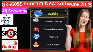 Gx6605s All Receiver Funcam Software Updates 2025| YouTube full workings @ReceiverOptions