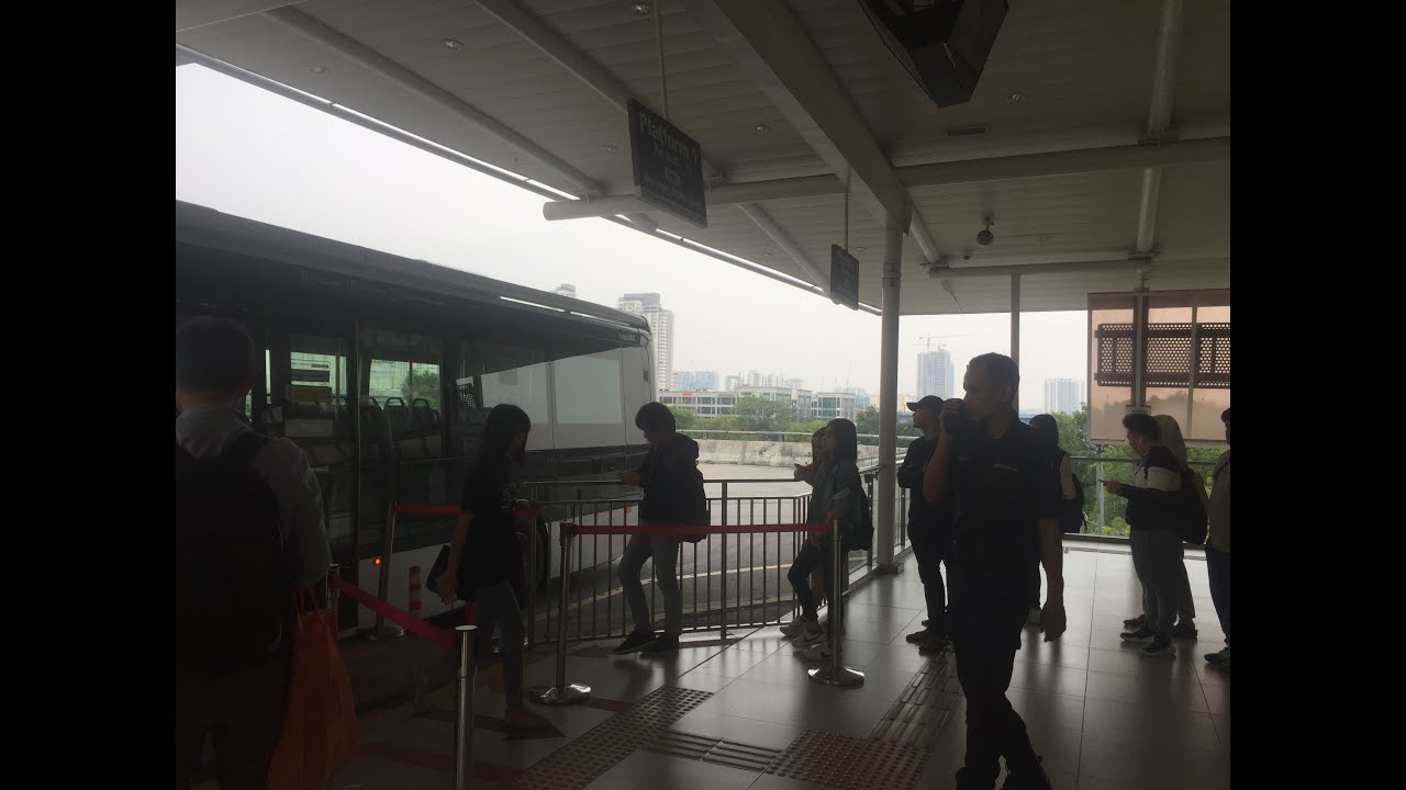 Packed Journey on BRT Sunway Line from just pass South Quay-USJ 1 to