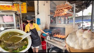吉隆坡一家60多年历史的“茶餐室”，满满的老字号美食，品尝羊汤、烧鸡翅、手工包…