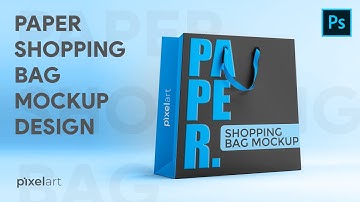 Paper Shopping Bag Mockup Design Vol - 2 | Photoshop Mockup Tutorials