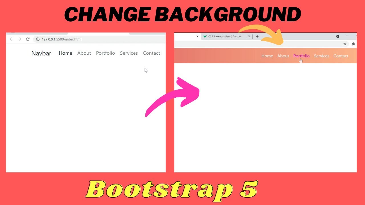 Navbar, Bootstrap 5, Background Color: Hãy xem hình ảnh liên quan đến Navbar, Bootstrap 5 và màu nền để tìm hiểu cách tạo ra giao diện đẹp và chuyên nghiệp cho trang web của bạn!