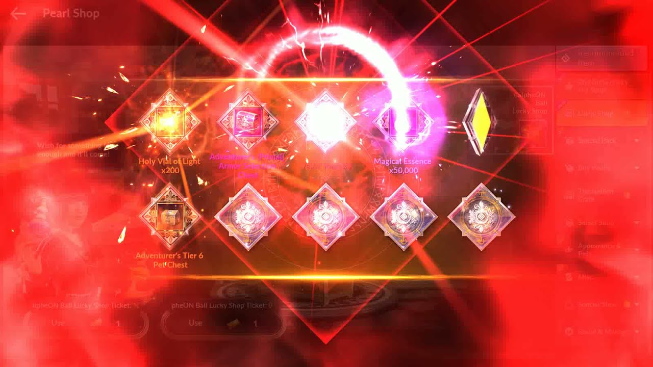 Lucky shop tickets X 20 | Calphe on ball | Black Desert Mobile