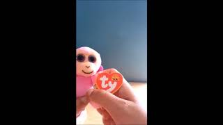 Coconut The Monkey TY Teenie Beanie Boos 2014 Mcdonald's Happy Meal Toy Unpacking
