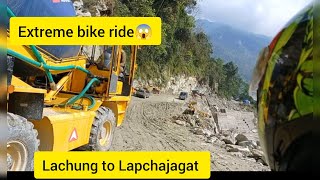 Extreme mountain bike ride 😱#lachung to Lepchajagat #nonstop 169 kimi #@bhasus47#episode-4