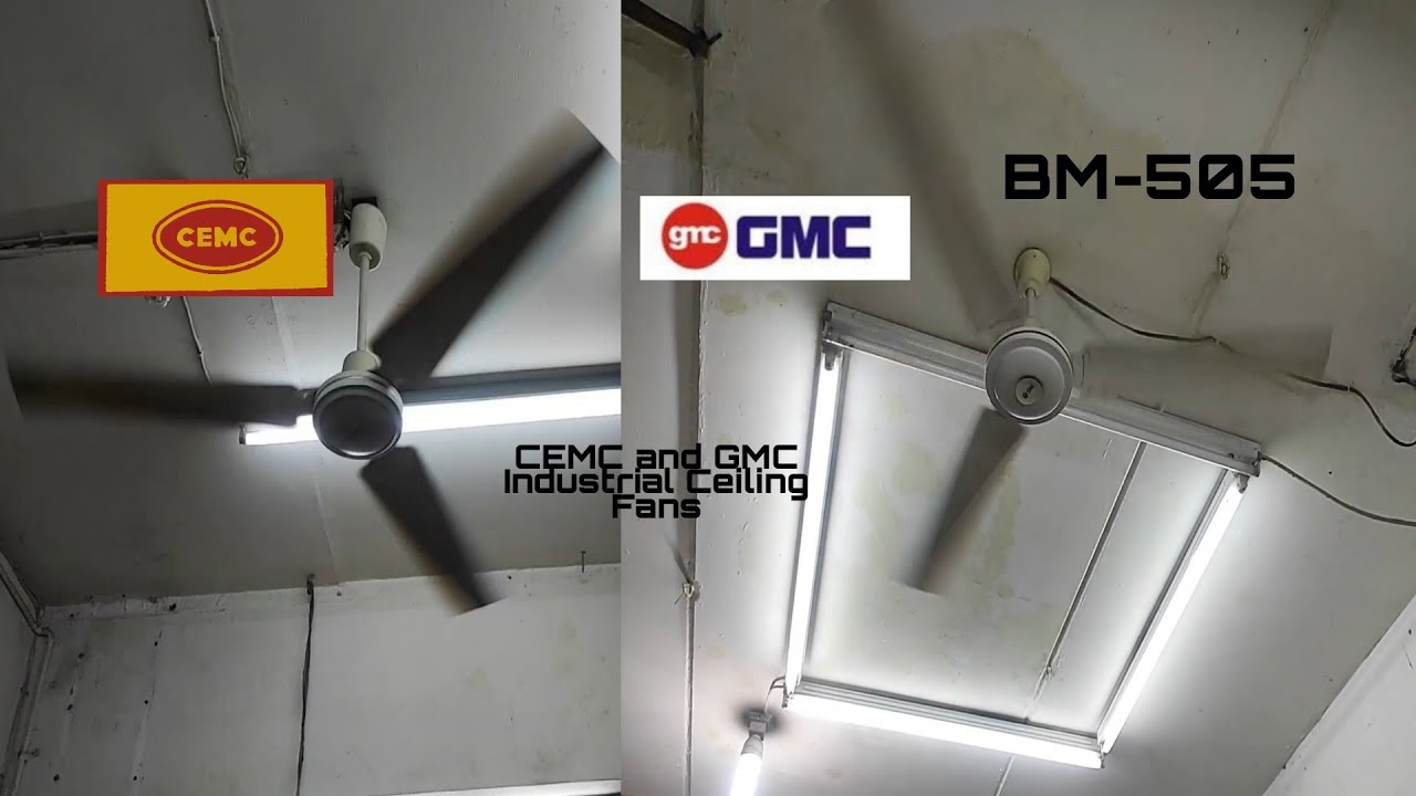 CEMC and GMC Industrial Ceiling Fans - YouTube