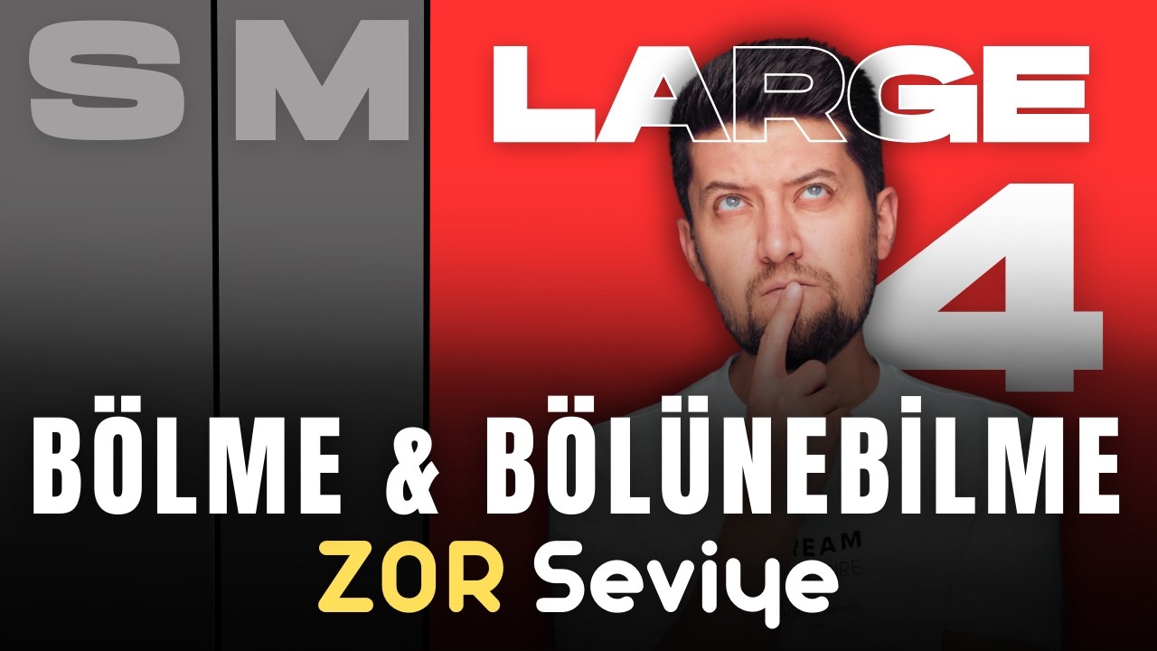 TYT Matematik İlk 12 Soru | Bölme Bölünebilme Kuralları Large Test - 4