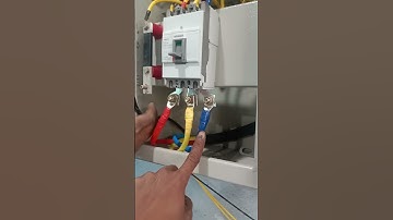 3 phase MCB connection panelboard#youtubeshorts