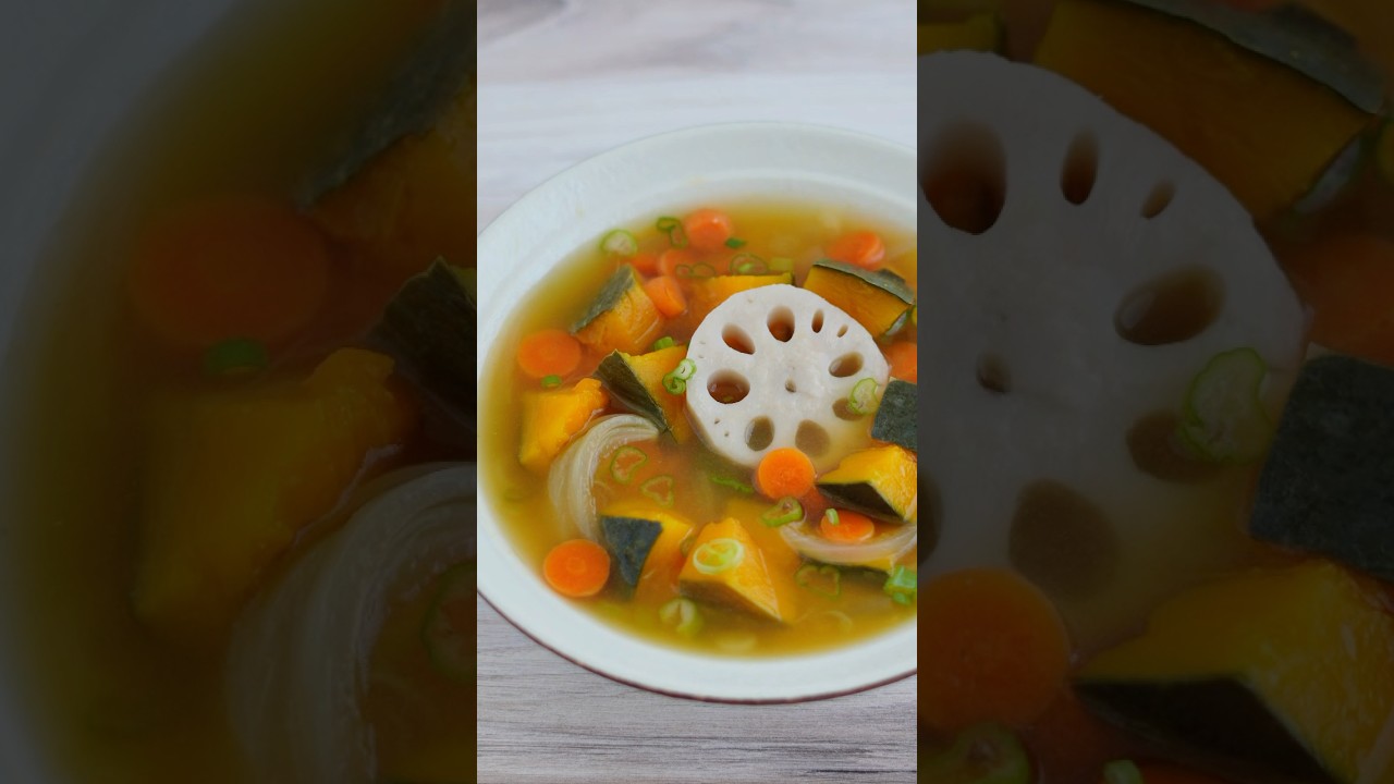 Get a hint of sweetness with this Miso Kabocha Squash Soup  