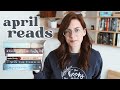 April reads  possibly my slowest reading month to date