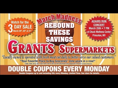 grants supermarket digital coupons 3/25 to 3/31 2017