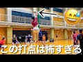 【バレーボール】ノーマークでこの高さから打たれたら誰も動けないｗ