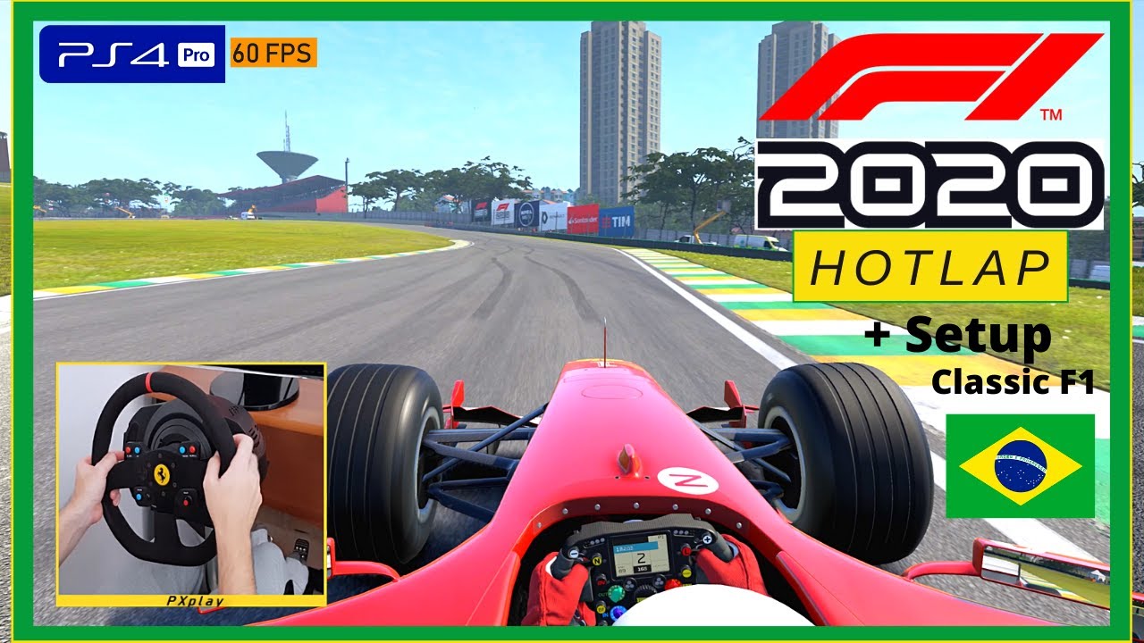 F1 2020 Brazil Hotlap + Setup | Ferrari F2004 (w/steering wheel) (