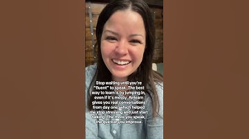 Start speaking today, not tomorrow. #Airlearn #SpeakNow #FluentJourney