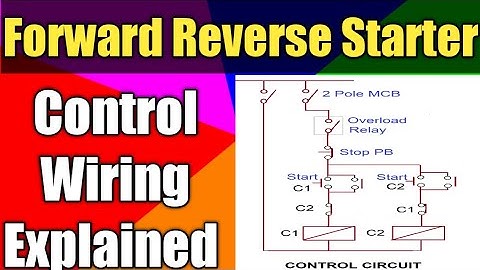 RDOL Starter Control Wiring | Forward Reverse Starter| Electrical Drawing | Hindi