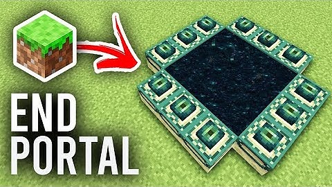 HOW TO MAKE A END PORTAL IN Minecraft (All platforms) - full guide 