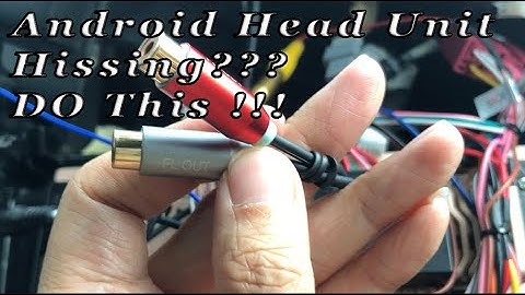 Android head unit Audio Hissing Noise Problem How to fix Wiring Harness Mazda CX 5 with BOSE system.