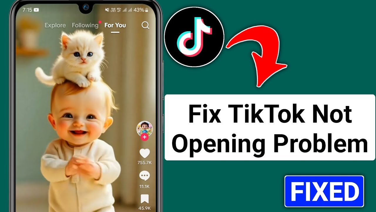 How To Fix TikTok Not Opening Problem 2025 || Fix TikTok Not Opening ...