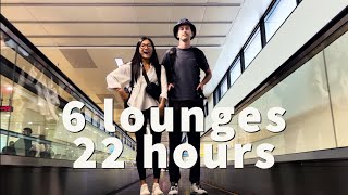 Lounge Hopping and Sleeping At A Luxury Airport (Changi, Singapore)