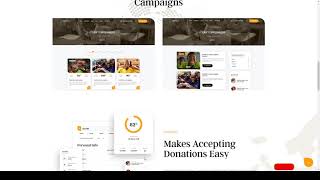Gainlove - Nonprofit Charity WordPress Theme fundraising children Website Builder