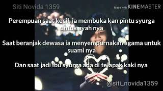 Status wa lagu ketika cinta bertasbih💓