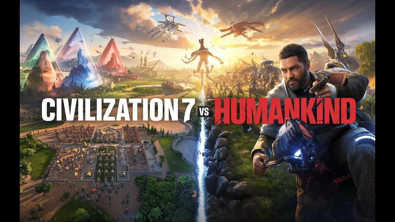 Трейлер предстоящего прохождения: Civilization 7 vs Humankind