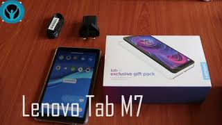 Lenovo Tab M7 Unboxing Review Setting Up