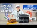 Gans, Bratäpfel & Maronen aus der Heißluftfritteuse✅ 3 himmlische Weihnachtsrezepte zum Nachmachen