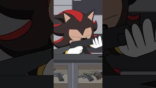 Shadows favorite thing about guns #Sonic #Shadow #animation