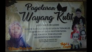 Pagelaran Ringgit Purwo Ki DALANG SURONO PURBO CARITO ll Lampahan : WAHYU SRI SADONO