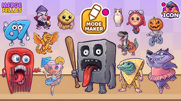 Merge Fellas Italian Sahur Brainrot 3 Maker Mode Gameplay mode ICON |  NEW MODE - Reaching Max Level