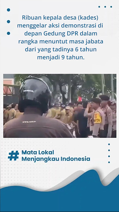 Ribuan Kepala Desa Gelar Aksi Demo Tuntut Perpanjang Masa Jabatan Jadi 9 Tahun