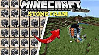 Stone Farm Kaise Banata Hai I Stone Farm In Minecraft I How To Make Stone Farm In Minecraft