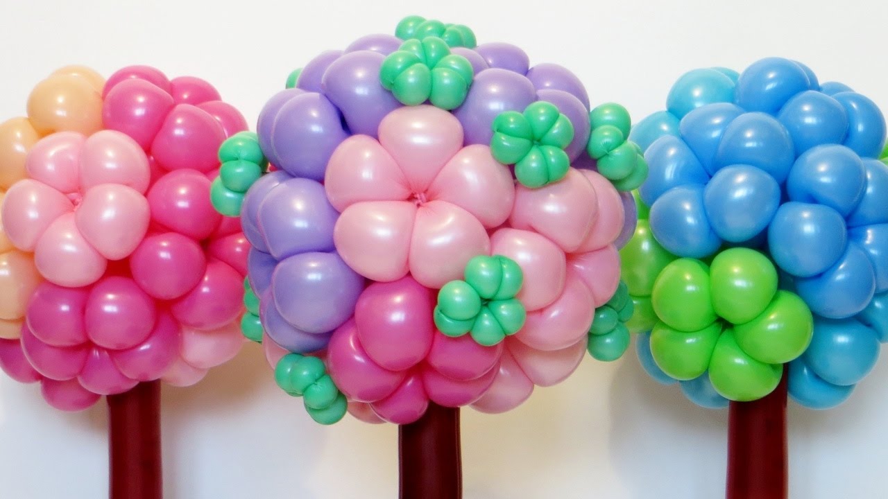 Цветочный шар дерево / Ball of flowers (Subtitles)