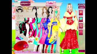 Barbie Online Game  Barbie Japanese Clothing Game For Girls